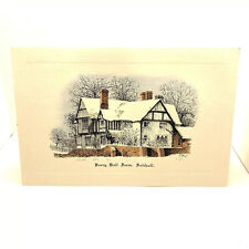 Roger Thorp Drawing Berry Hall Farm Solihull Limited Edition Engraved Card