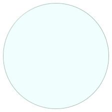 BELOFAY Tempered Glass Round Table Top Replaced Cover Dining Coffee Table