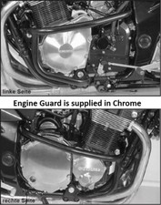 Suzuki GSF1200/S Bandit Engine Guard - Chrome BY HEPCO & BECKER (2006)