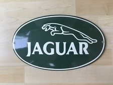 Jaguar Green Metal Iron Logo Wall Sign