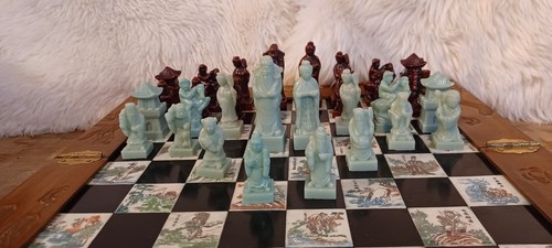 Chess chinese ivory green - chinese, &