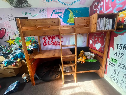 Stompa high sleeper bed - high,
