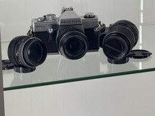 Praktica MTL3 Camera & Tessar 2.8 /50 & 3.5 /135 & 2.4/35Carl Zeiss Lenses