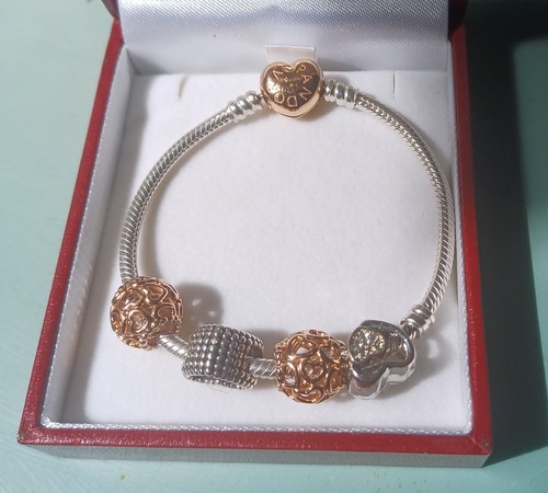 Genuine pandora silver rose - pandora, &