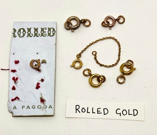 Vintage rolled gold assorted - rolled,