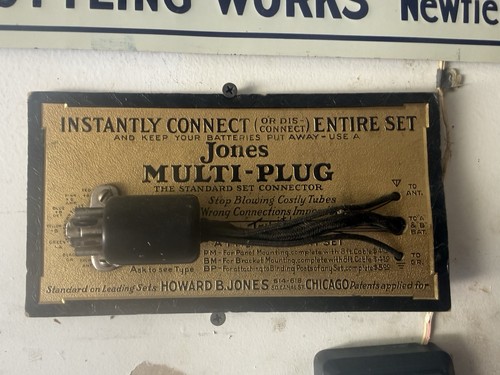 1920s jones multi plug set - 1920s,