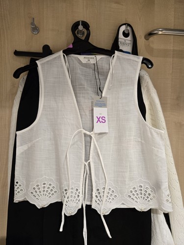 Primark white cotton shell