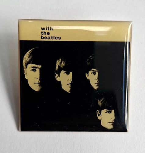 With the beatles pin badge - with,