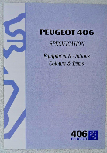 Peugeot 406 specification - 406,
