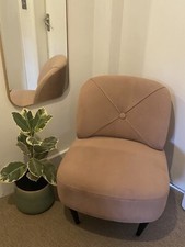 Dusty Pink Velvet Chair