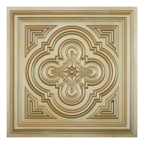 Metalized ceiling tiles - metalized,