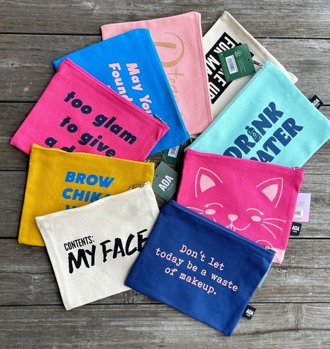 Makeup bag pouch zippered - makeup,