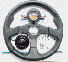 Land Rover Defender 90, 110, Sports Steering Wheel  + Quick Release Boss 36 Spli