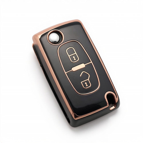 Button key fob case cover - case,