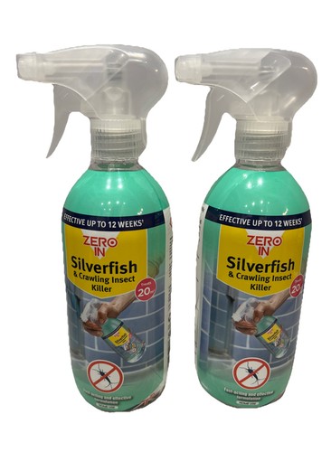 Zero silverfish crawling - silverfish, &