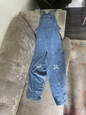 Lazy Oaf Blue Denim Dungarees