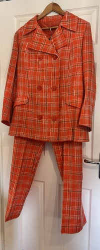 Vintage 1970s handmade orange - vintage,