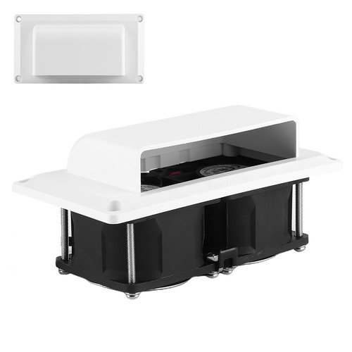12v side vent fan 15w - fan, white