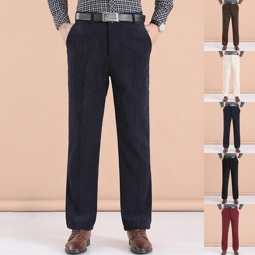 Men corduroy pants straight - men's,