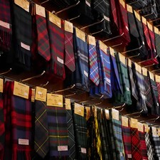 100% premium lambswool tartan