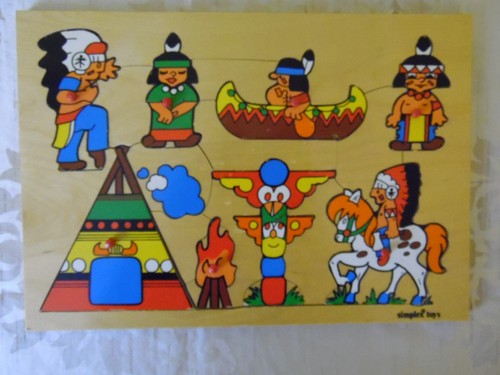 Simplex toys wooden jigsaw - simplex,
