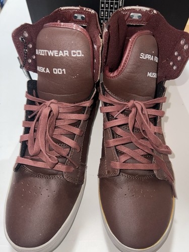 Supra muska 001 burgundy - 001, satin