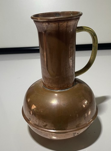Antique copper brass jug - copper, –