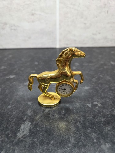 Vintage gold tone horse - vintage,