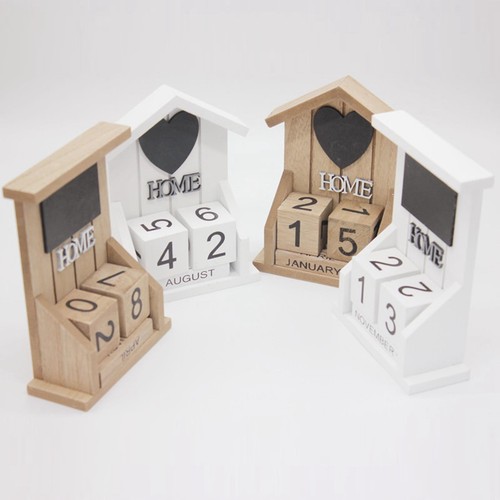 Wooden perpetual date desk - wooden,