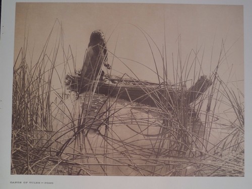 Pomo indians canoe - pomo,