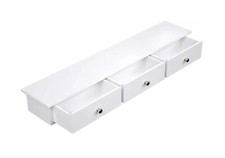 Wall Mounted Floating 3 Drawers Display Storage Shelf Rack Cabinet Sideboard