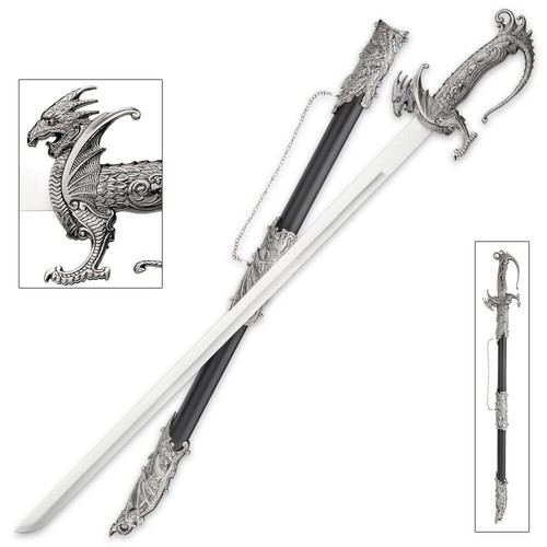 Large dragon saber fantasy - 36",
