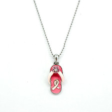 Avon Flip Flop Necklace Pink