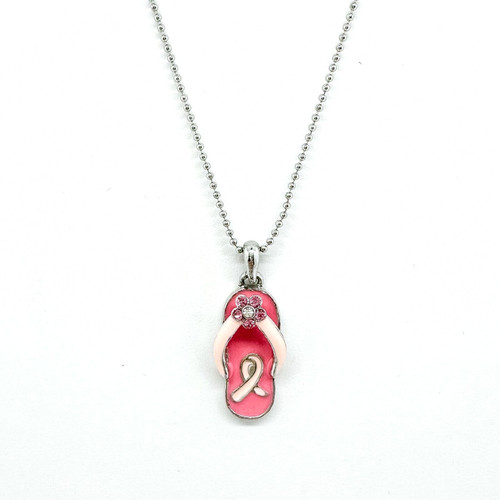 Avon flip flop necklace pink - flip,