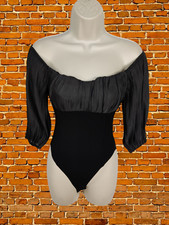 BNWT ZARA SMALL BLACK BODYSUIT