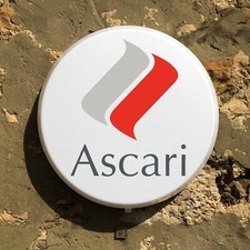 ASCARI BADGE LED WALL LIGHT UP SIGN LOGO GARAGE AUTOMOBILIA CAR KZ1 A10 KZ1R