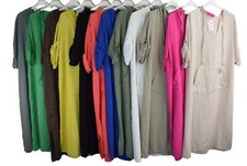 Linen Hoodie Maxi Dress For