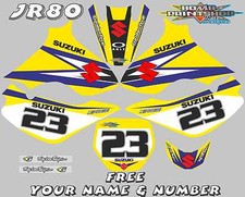 suzuki jr80 decals graphics jr