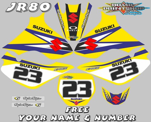 Suzuki jr80 decals - decals, jr