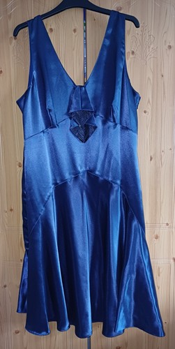 Midnight blue cocktail dress - cocktail,