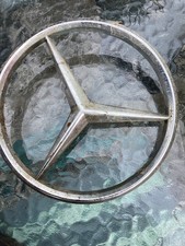 Vintage mercedas three pointed star logo sign
