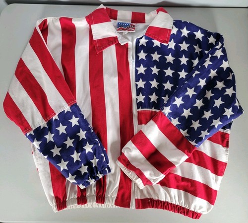 Vintage flagwear bomber jacket - vintage,
