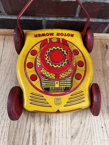 Vintage chein rotor mower - mower, tin