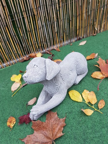Stone dog garden - dog, ornament