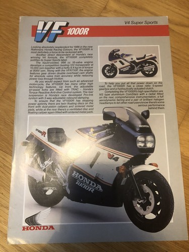 Genuine honda vf1000r - honda,