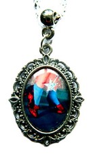 WIZARD OF OZ DOROTHY NECKLACE KEYRING EARRINGS RUBY SLIPPERS WAND