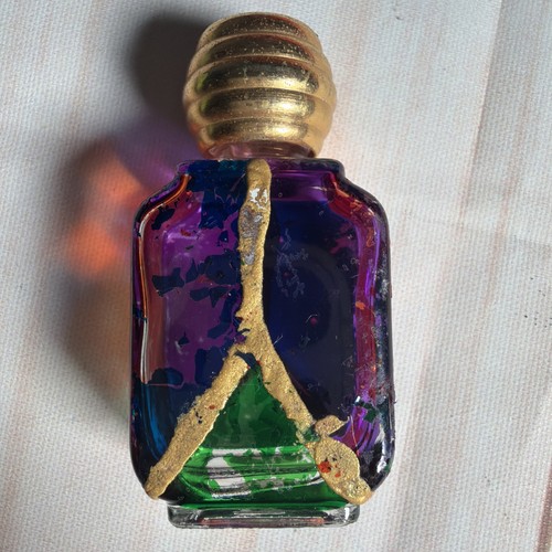 Murano glass perfume bottle - glass,