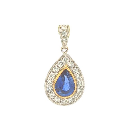 18k gold pear shape - pear,