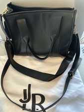 Johnny Loves Rosie London Medium Taylor luxe leather tote bag Black