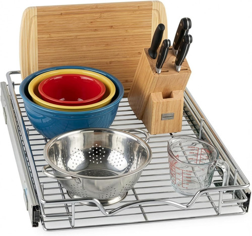 Pull out cabinet organizer - cabinet,